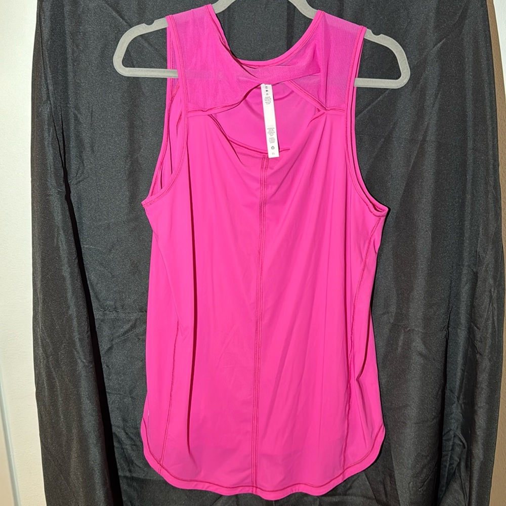 NEW LULULEMON ATHLETICA SCULPT TANK sonic pink size 12 and size 4 - Picture 6 of 7